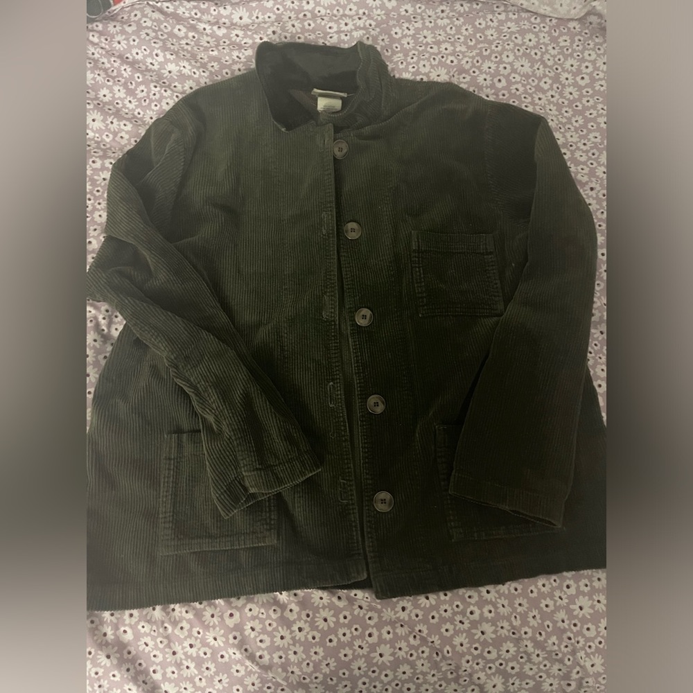 GREEN CORDUROY JACKET!!